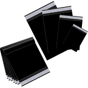 Outus 120 Pcs Poly Mailer Envelope 4 Sizes Shipping Bags Self Sealing Clasp Envelope Self Adhesive Tear Proof Mailing Envelopes (White,6 x 10 In, 8 x 12 In, 10 x 14 In, 11x 16 in)