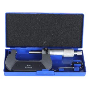WFLNHB 1-2" Precision Outside Micrometer 0.0001" Carbide Tipped for Precision Measurement Work