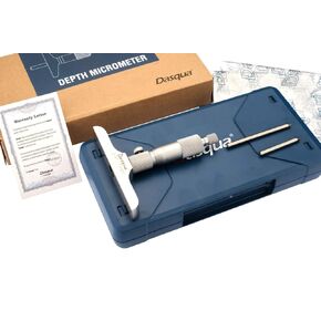 Dasqua 4612-5110 0-2" Depth Micrometer with Fitted Case