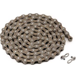 ZONKIE Single-Speed Bicycle Chain 1/2 x 1/8 Inch 116 Links