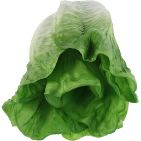Simulated Lettuce Model Artificial Cabbage Vegetable Prop Realistic Lettuce Simulation Fake Vegetable Ornament Lifelike Vegetable Fake Food Fake Vegetables Leaf Child PVC