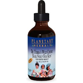 Planetary Herbals Wild Cherry Bark Syrup for Kids - 4 Ounces