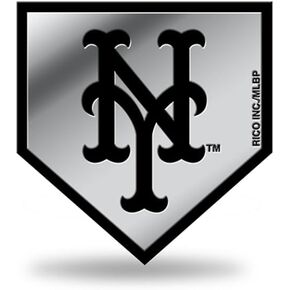 Rico MLB New York Mets Molded Emblem, White