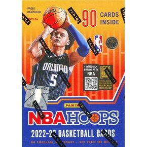 2022 2023 Panini HOOPS Basketball Blaster Box of Packs (90 Cards) with Possible Exclusive Inserts including Rise and Shine Memorabilia Cards