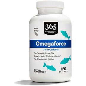 365 by Whole Foods Market, Omegaforce 3 6 9 Complex, 120 Softgels