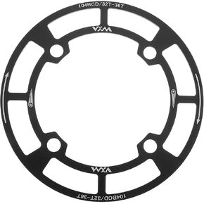 BESPORTBLE Bicycle Chainring Cover Chainring Protector Bike Chain Wheel Protector Crankset Protector Aluminum Alloy Crankset Shield Bike Chain Cover Mountain Bike Supply Bike Cranket Shield
