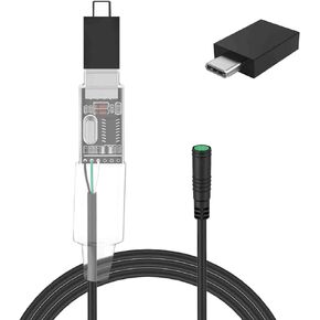 كابل برمجة BAFANG USB-OTG لـ BBS01 BBS02 BBSHD: طقم محرك متوسط ​​متوافق 750W 1000W 500W 350W 250W BBS03 BBS01 8 محرك تحويل الدراجة الكهربائية الممتع، تغيير معلمة سرعة PAS in Kuwait
