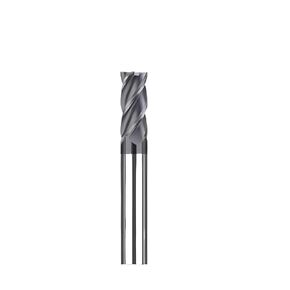 CQSMYCarbide End Mills for Milling Alloy Steels,Metal & More Solid Carbide HRC55° 4 Flute Milling AlTiN Coating CNC Router Bit End mill set 1/8" 3/16" 1/4" 5/16" 3/8" 1/2" (1, 1/4in)