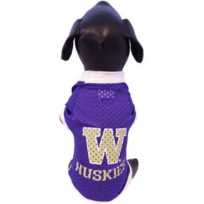 NCAA Washington Huskies Athletic Mesh Dog Jersey