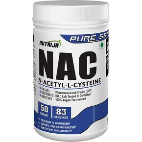 NAC (N-Acetyl L-Cysteine) Powder | Liver & Antioxidant Support (50Grams)