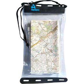 Aquapac Kaituna Waterproof Map Holder - Waterproof Cover for Reading Map while Outdoors or Hiking - Clear Plastic Case for Kayaking- Large Waterproof Bag for Camping Accessories