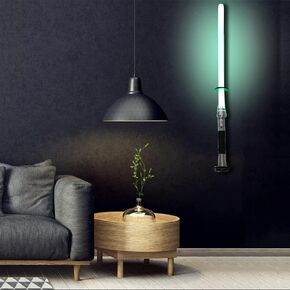 Lightsaber Wall Mount Vertical Lightsaber Holder Acrylic Lightsaber Hilt Display Stand for Display Lightsaber Wall Rack(Black)