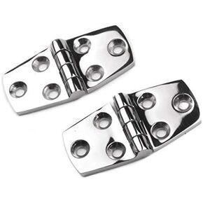MIZUGIWA Boat Stainless Steel Marine Hinges,Marine Cast Door Hinge 3 x 1.5 Inch for Boat,Cabinet,Garage,Deck,Pack of 2