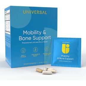 Mobility & Bone Support Daily Multivitamin Supplement, Joint Care and Repair, Mobility, Vitamin D, C, K2, Collagen, Hyaluronic Acid, Turmeric, Glucosamine, Chondroitin (30 Pack)