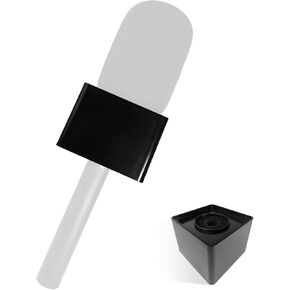 Movo HMF-1 ABS Mic Flag - Add Your Logo - Compatible with Rode Interview Go WMX-HM - Microphone Flag Perfect for Interviews, Vlogging, Content Creation, Reporters