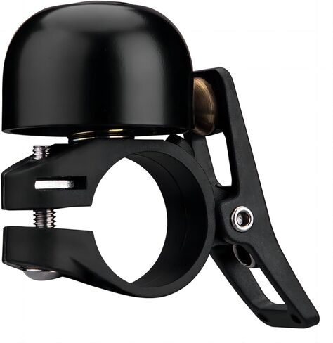 Black Bike Bell for Handlebars, Classic Bicycle Bell for Bike Ring Bell with Loud Sound, Road Mountain Snow Bike Horn Cycling Accessories Bike Bells in Kuwait