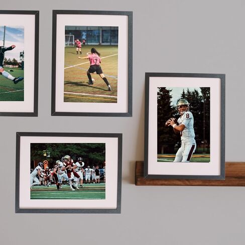 8x12 إطار صورة أسود مجموعة من 6 إطار صور 8x12 أسود ملصق إطارات جدار معرض إطارات الصور إطارات الصور الخشبية الهندسية in Saudi Arabia
