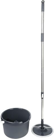 Grand Automatic Lifting Dry and Wet Spin mop and Bucket Gray in Saudi Arabia