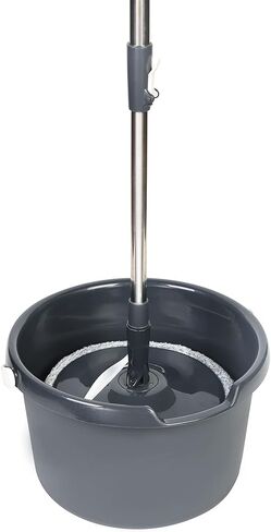 Grand Automatic Lifting Dry and Wet Spin mop and Bucket Gray in Saudi Arabia