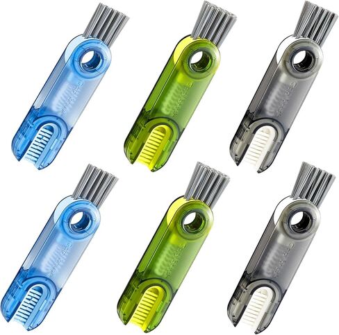 3 in 1 Multipurpose Bottle Gap Cleaner Brush,3 Pack Cup Cover Cleaning Brush,Cup Crevice Cleaning Tools,Water Bottle Cleaner Brush,Home Kitchen Cleaning Tools in Saudi Arabia