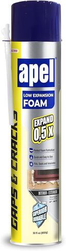 apel GC100 Low Expansion Polyurethane Spray Foam, Window Door Insulation, Crack Filler Expanding Foam, Expand 0.5X, 30 fl oz - 1 Pack in Saudi Arabia