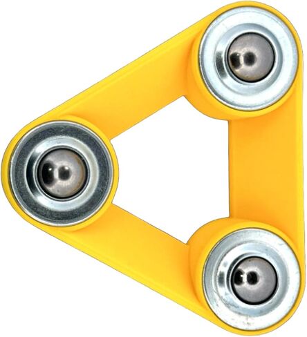 Bowling Ball Cup Stand with Ball Bearing Spinner Holder DH (display holder) Multi Colors Yellow, Blue, Green, Black, Grey (Blue) in Saudi Arabia