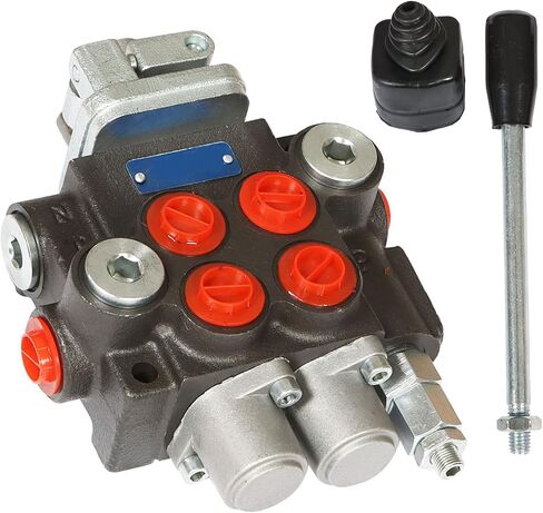 2 Spool 11 GPM Hydraulic Directional Control Valve, 3600 PSI BSPP Ports Double Acting Hydraulic Valve with Joystick in Saudi Arabia