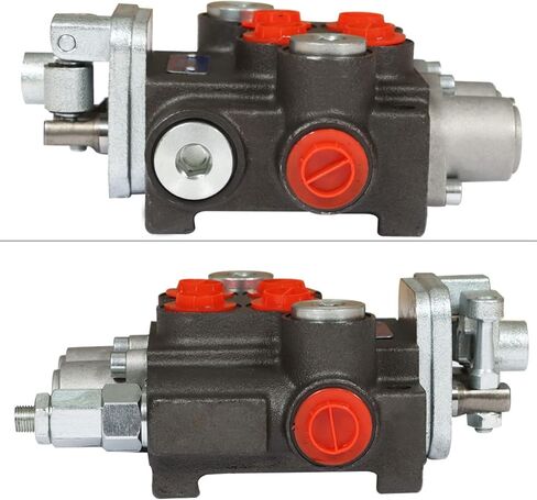 2 Spool 11 GPM Hydraulic Directional Control Valve, 3600 PSI BSPP Ports Double Acting Hydraulic Valve with Joystick in Saudi Arabia