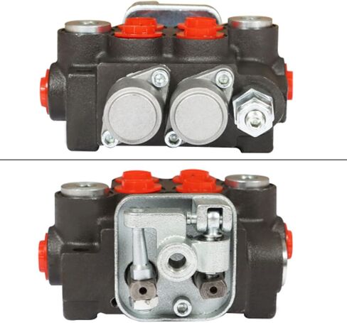 2 Spool 11 GPM Hydraulic Directional Control Valve, 3600 PSI BSPP Ports Double Acting Hydraulic Valve with Joystick in Saudi Arabia