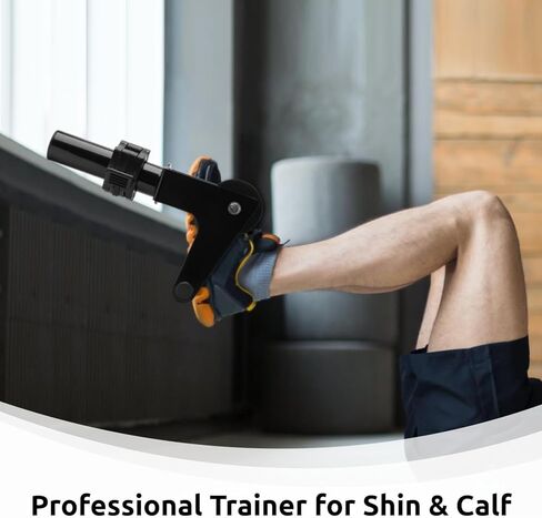 Solo Tib Bar، مدرب الساق بقدم واحدة، معدات التمرين الأمامية لعضلة الساق، جهاز ساق الساق، جهاز رفع الساق، مقوي الساق، وزن قابل للتعديل in Kuwait