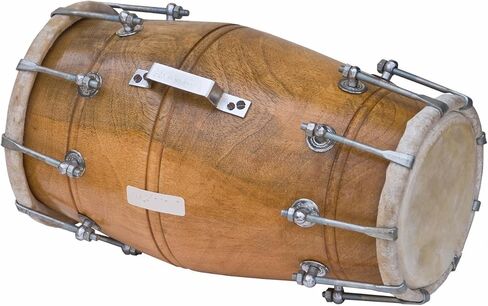 Satnam Handmade Dholak Drum (Mango Wood) - Made In India in Kuwait