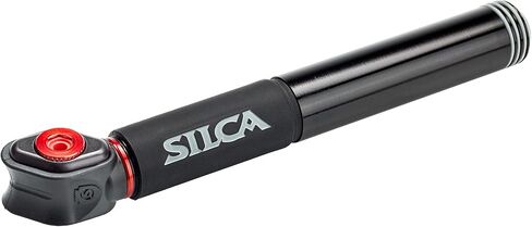 SILCA Pocket Impero | Mini Bicycle Pump | Fixed Presta Head 120psi max Pressure | USA Made in Kuwait