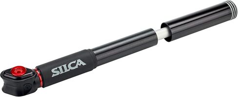 SILCA Pocket Impero | Mini Bicycle Pump | Fixed Presta Head 120psi max Pressure | USA Made in Kuwait