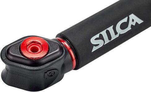 SILCA Pocket Impero | Mini Bicycle Pump | Fixed Presta Head 120psi max Pressure | USA Made in Kuwait