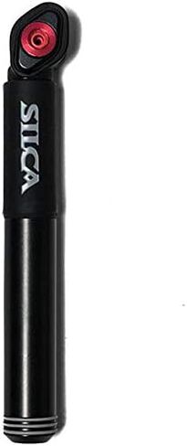 SILCA Pocket Impero | Mini Bicycle Pump | Fixed Presta Head 120psi max Pressure | USA Made in Kuwait