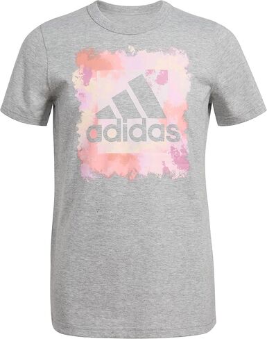 adidas Girls' Short Sleeve Badge of Sport Square Tee in Saudi Arabia