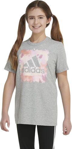 adidas Girls' Short Sleeve Badge of Sport Square Tee in Saudi Arabia