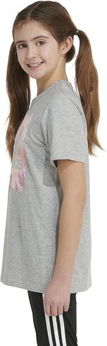 adidas Girls' Short Sleeve Badge of Sport Square Tee in Saudi Arabia