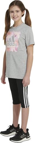 adidas Girls' Short Sleeve Badge of Sport Square Tee in Saudi Arabia
