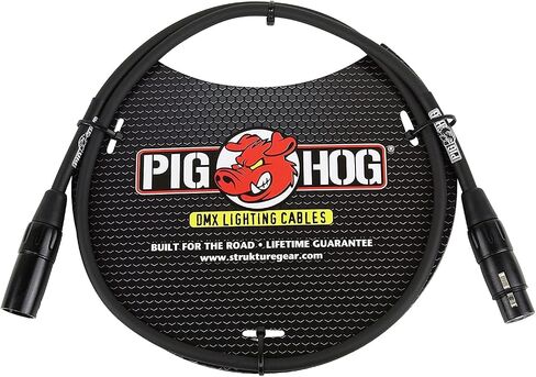 كابلات إضاءة DMX ذات 3 سنون PHDMX25 من Pig Hog - عبوتان (25 قدمًا) in Kuwait