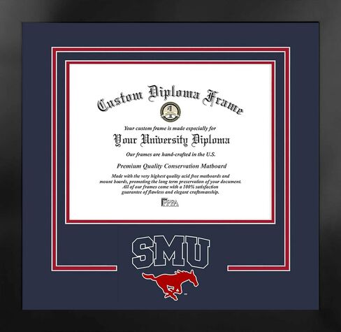 Campus Images NCAA Unisex Spirit Diploma Manhattan Black Frame with Bonus Lithograph (Value Savings $59) in Saudi Arabia