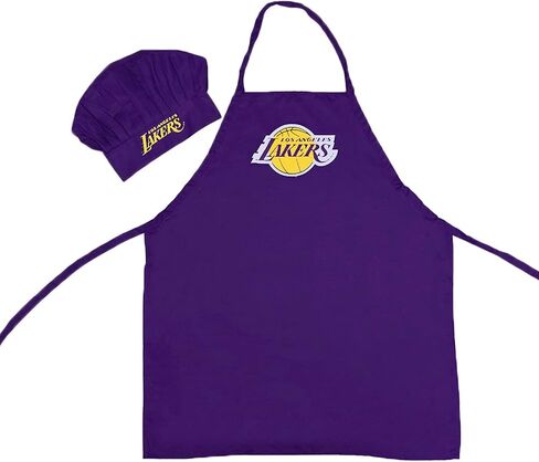 Los Angeles Lakers Chef Hat/Apron Set - purple in Saudi Arabia