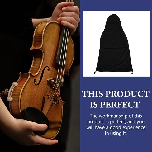 Violin Storage Bag Protector Pouch String Instrument Sleeve Violin Cover Portable Drawstring Bag Musical Instrument Guard Organizer in Saudi Arabia