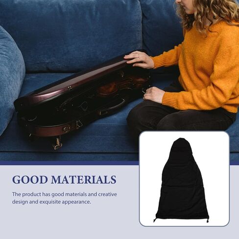Violin Storage Bag Protector Pouch String Instrument Sleeve Violin Cover Portable Drawstring Bag Musical Instrument Guard Organizer in Saudi Arabia