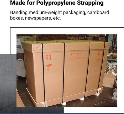 IDL Packaging C-3005 Heavy-Duty Sealer & Crimper for 5/8" Polypropylene (PP) Strapping - Heat-Treated Durable Tool with Ergonomic Design - Long Handles Mean Less Effort in Closing The Seal in Saudi Arabia