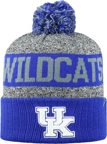 Top of the World NCAA Arctic Striped Cuffed Knit Pom Beanie Hat-Kentucky Wildcats in Saudi Arabia