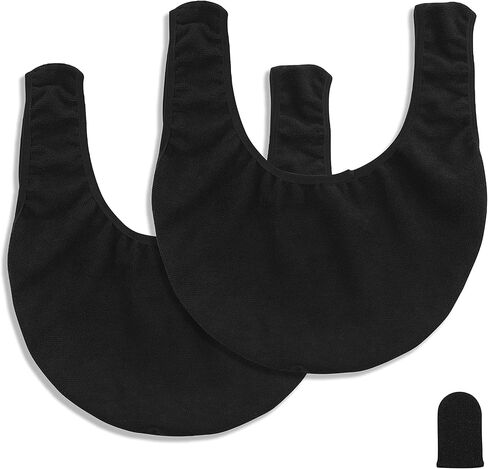 2 Pack - Giant Bowling Ball Polisher Seesaw Bag - Microfiber - for Carrying, Cleaning and Storage - Complete with Lycra Thumb Sock in Saudi Arabia