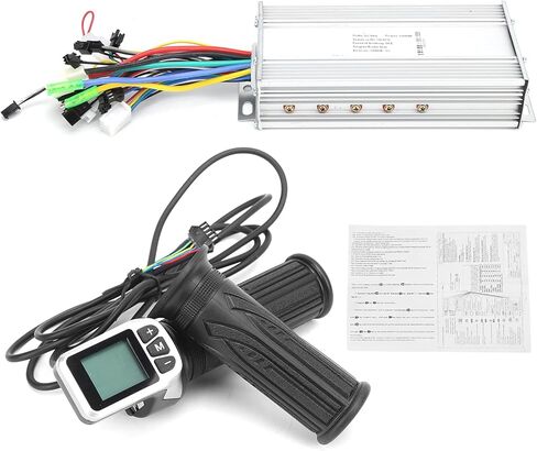 36 فولت/48 فولت 1000 واط وحدة تحكم في محرك التيار المستمر عديم المسفرات ومجموعة خنق ، 124DX LCD خنق E-Bike تحكم مجموعة ل سكوتر كهربائي in Saudi Arabia