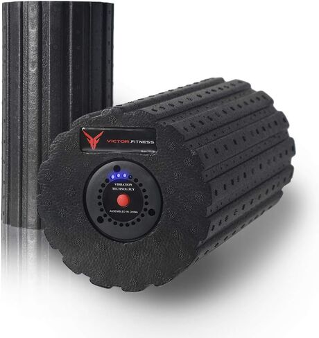 Victor.Fitness REVIVE Roller 3-Speed Vibrating Foam Massage Roller - High Intensity Vibration for Muscle Recovery, Trigger Points, Mobility, Sports Massage, Therapy in Saudi Arabia