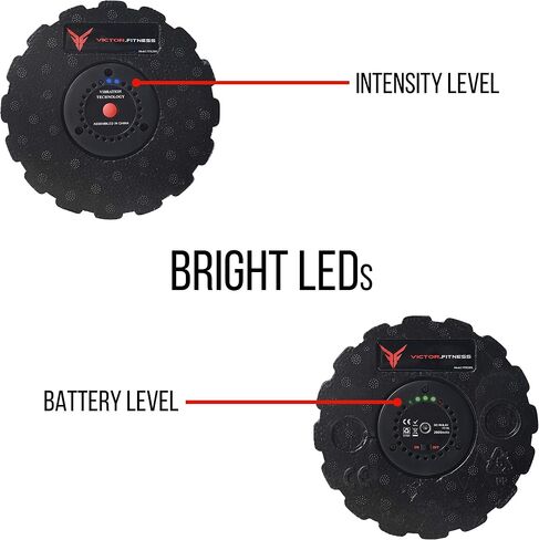 Victor.Fitness REVIVE Roller 3-Speed Vibrating Foam Massage Roller - High Intensity Vibration for Muscle Recovery, Trigger Points, Mobility, Sports Massage, Therapy in Saudi Arabia